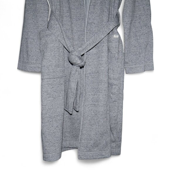 Ugg Men's Luxury Robe Pockets Grey Men's Size XL/XXL Heavyweight Thermal Warm - Picture 9 of 13